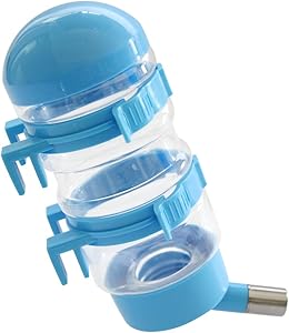 NACOCO Pet Drinking Fountains Dog Water Dispenser Dog Kettle Cat bottle with Automatically Feeding Water (Blue)