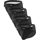 Arjen Kroos Men's Underwear Mesh Moisture-Wicking Briefs for Men 4-Pack Soft Breathable Underwear