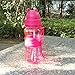 ZCForest BPA-Free Kids Water Bottles 300ML with Suction Tube Kids Straw Water Cup BPA-Free Water Bottles--pink