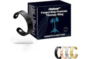 KEYESS Histone CopperMag Prostate Therapy Ring, Histone Prostapower Magnetic Copper Ring, Histone Magnetic Rings, Copper Magnetic Ring for Women Men, Sporty Copper Ring for Fingers Thumb (Black)