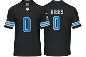 IKIIO Custom Mens/Youth Football Stitched T-Shirt for Sports Fan Blue No Brand/Logos