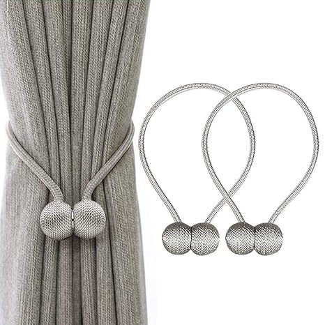 Buy Hasthip Curtain Tiebacks Magnetic Set Of 2 Fancy Tieback