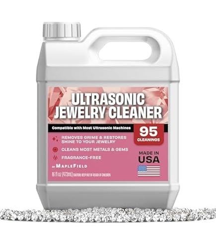 Soluzione Pulizia Gioielli Magic Luster – Concentrato Per Ultrasonici, 1 Gallone (128 Fl Oz), Per Oro E Argento, Nuova Con Etichette
