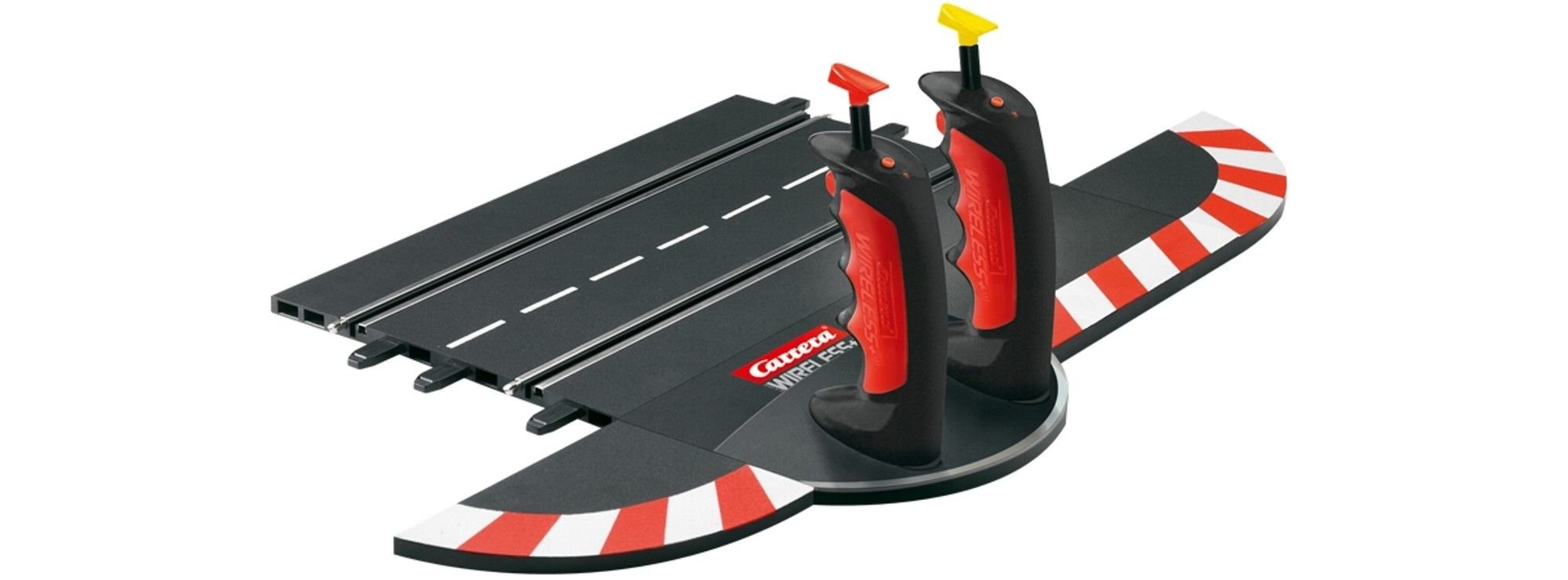 Carrera 20010109 WIRELESS+ Set Duo 2.4 GHz Technology 124 / Digital 132 Slot Car Track Accessory, Red/Black, 132/124