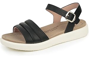 ORTOREX Women's Arch Support Orthopedic Walking Sandals - Comfortable Sandals