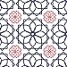 Duck Brand 284575 Printed Duct Tape, Arabesque, 1.88 Inches x 10 Yards, Single Roll