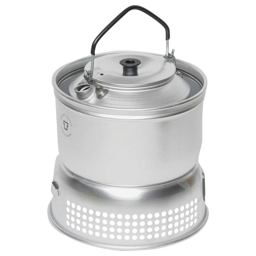Trangia 27-6 Non-Stick Cookset with Kettle and Spirit Burner, Complete Camping Cookware and Stove Set for Hiking, Backpacking, Fishing