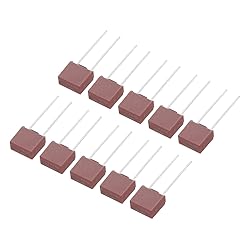 uxcell 30Pcs DIP Mounted Miniature Square Slow Blow