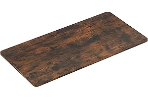 Giantex Universal Wood Table Top, 48 x 24 inch One-Piece Desktop & Sit to Stand Height Adjustable Home Office Desk Frame, Rec