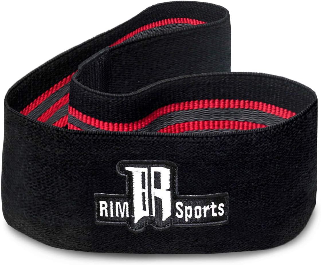 RIMSports Hip Loop Bands by Best Bands For Squatting - Ideal For Resistance For Hip, Legs, and Butt - Premium Kick Back Band For Resistance For Hips & Glutes Exercises