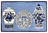Liora Manne FTP23241003 Front Porch Ginger Jars Rugs, 24
