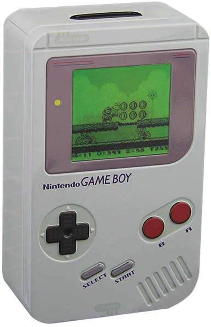 Paladone Nintendo Officially Licensed Merchandise - Classic Gameboy Bank - Money Box: Home & Kitchen