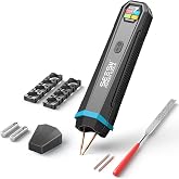 SEESII Battery Spot Welder, Custom Welding Settings, Max 0.15mm Pure Nickel | Comes with Portable Pen Cap, Clear Color Screen, Pure Copper Tips, 99 Power Levels, for Battery Assembly, Repair &amp; DIY