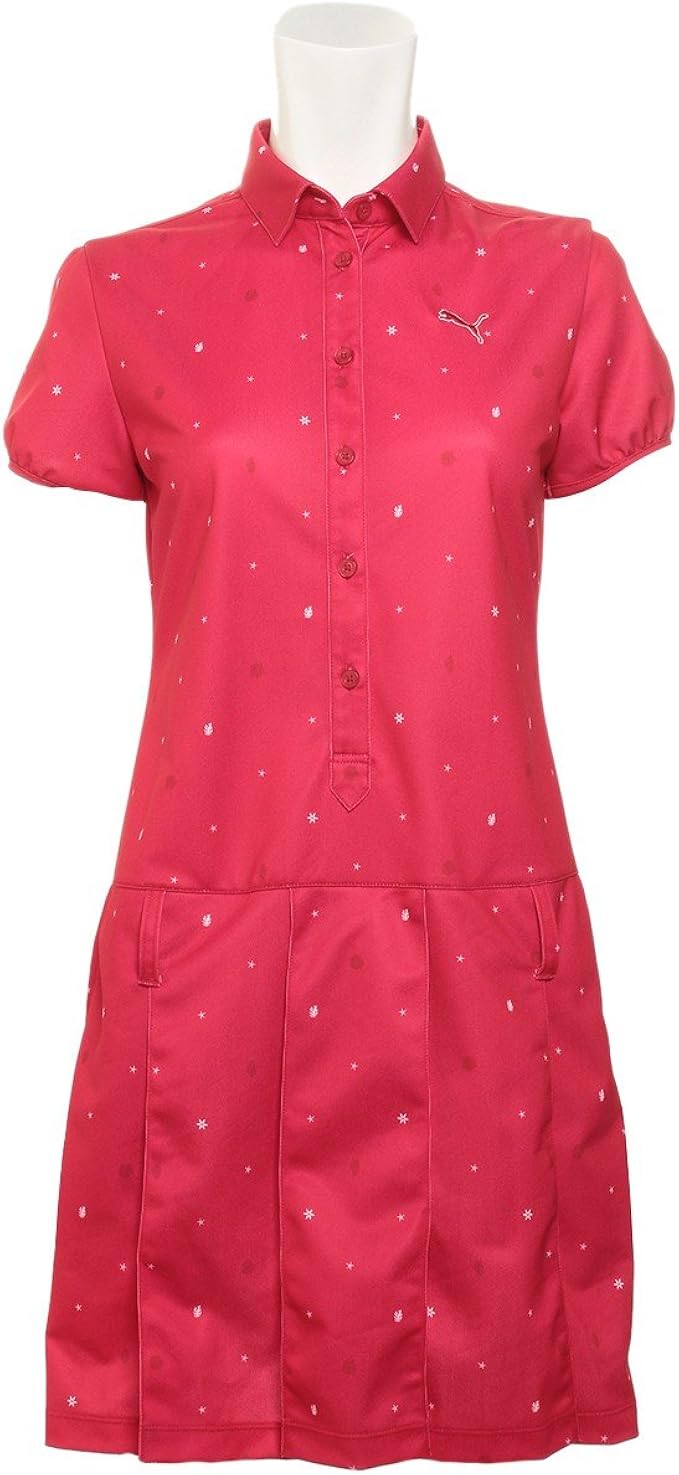 Amazon Co Jp プーマ Puma ワンピース マリンドット 半袖ワンピース レディス 服 ファッション小物