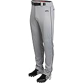 Rawlings Mens Rawlings | Launch Series Baseball Pants | Full Length Semi-Relaxed Fit | Adult Sizes | Piped | Multiple Colors