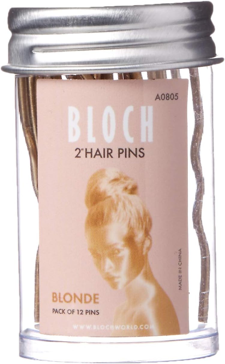 Bloch Women's Standard Hair Pins-2"-12 Pack