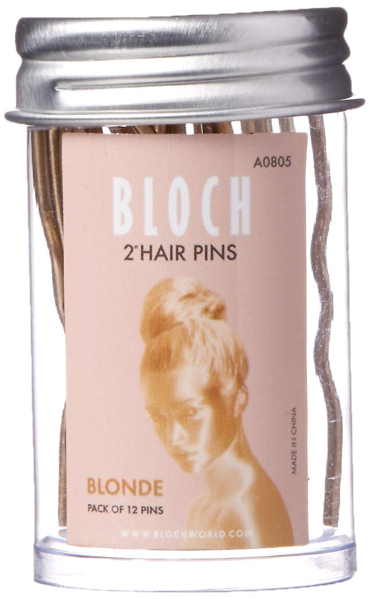 Bloch Women's Standard Hair Pins-2"-12 Pack