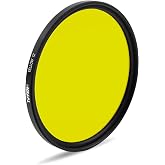 Tiffen 58mm Yellow 12 Camera Lens Filter for Black &amp; White Photography | Contrast Control, Enhance Aerial and Landscape Photography