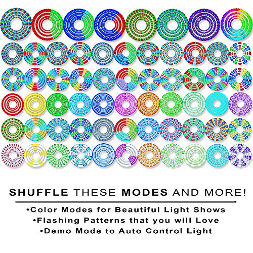 image for UltraPoi UltraHoop Shuffle LED Hula Hoop Fully Rechargeable and Collap