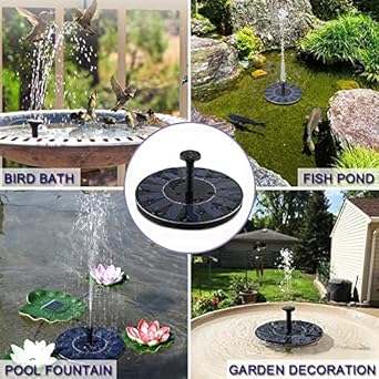 Techsmile 14 W Pompe à Eau Solaire Pour Pompe De Fontaine