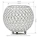 VINCIGANT Silver Crystal Floor Vases/Bowl Candle Holders/Candle Shade for Wedding Anniversary Home Decoration Gifts,Coffee Table Decorative Centerpiece