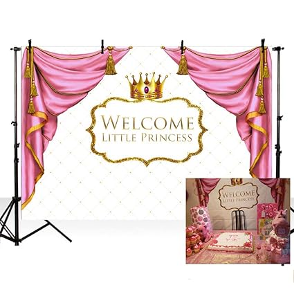 Amazon Com Mehofoto Welcome Little Princess Baby Shower Party