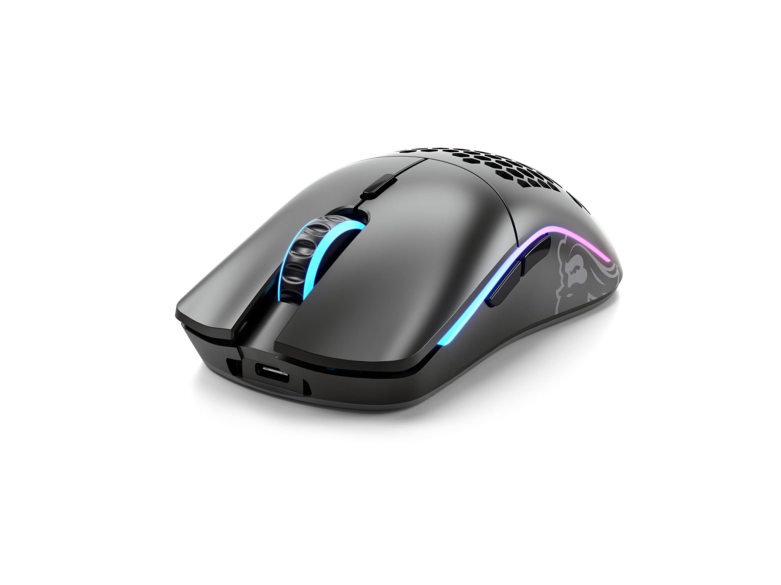 Glorious Model O Wireless Gaming Mouse - Superlight, 69g Honeycomb Design, RGB, Ambidextrous, Lag Free 2.4GHz Wireless, Up to 71 Hours Battery - Matte Black