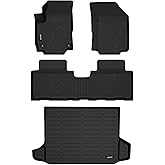 Jenofa-Floor Mats for Chevy Equinox 2018-2024 / GMC Terrain 2018-2024 Floor Mat All Weather Car Mats for Chevrolet Equinox (Not for EV) Full Set Durable Floor Liners Accessories