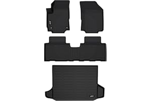 Jenofa-Floor Mats for Chevy Equinox 2018-2024 / GMC Terrain 2018-2024 Floor Mat All Weather Car Mats for Chevrolet Equinox (Not for EV) Full Set Durable Floor Liners Accessories