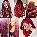 VOLLUCK Red Hair Coloring Wax Temporary Hair Clay Pomades 4.23 oz,Natural Hair Dye Material Disposable Hair Styling Clay Ash for Cosplay,Halloween,Party