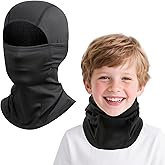 BAISEN Kids Balaclava Ski Mask for Skiing Cycling, Cold Weather Neck Warmer Windproof Thermal Face Mask for Boys/Girls
