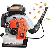 EILIDH Gas Leaf Blower, 63CC 2 Stroke 840CFM Backpack Gas Powered Leaf Blower, 3.8 HP, Gasoline Powered for Leaves, Snow, and