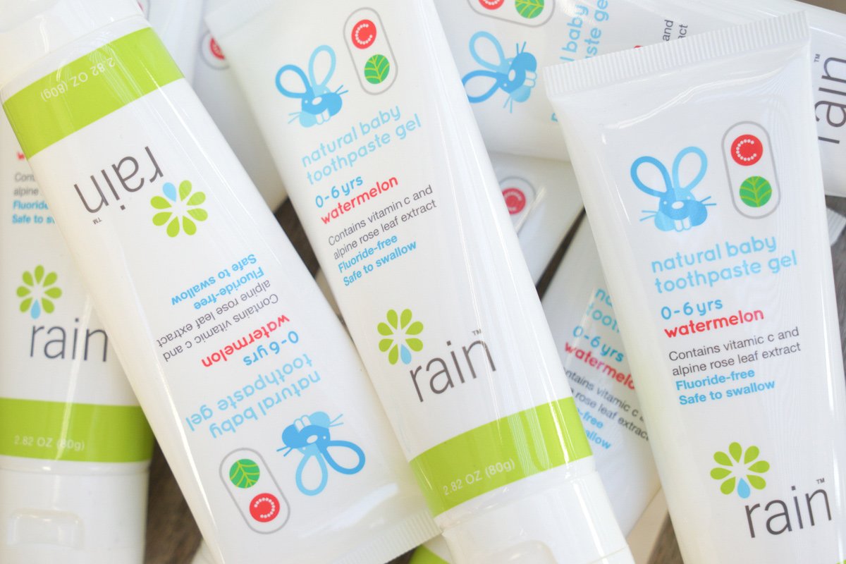 Natural Baby Kids FluorideFree Toothpaste Infant Toddler Tooth Paste