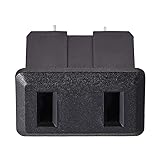 uxcell Panel Mount Plug Adapter AC 250V 10A 2 Pins
