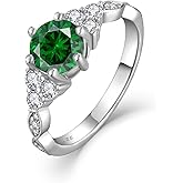 Inpasne Engagement Ring for Women 925 Sterling Silver Promise Wedding Anniverasry Eternity Ring for Her Size 5-10