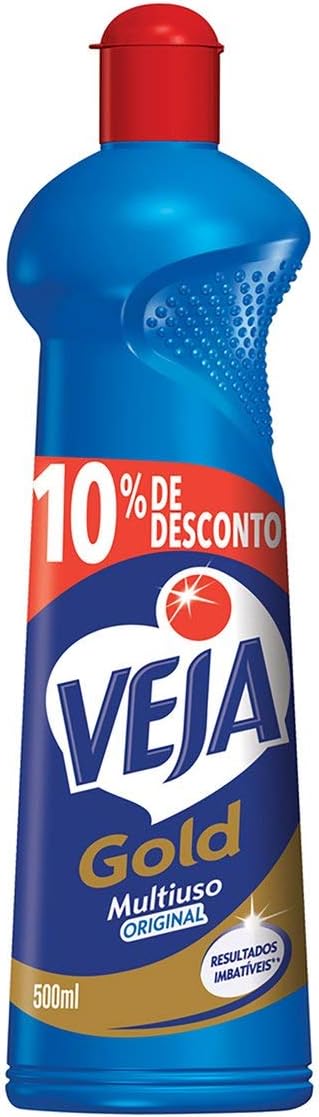 Veja Gold Multiuso Original Leve 500 ml Pague 450 ml (7891035800214)