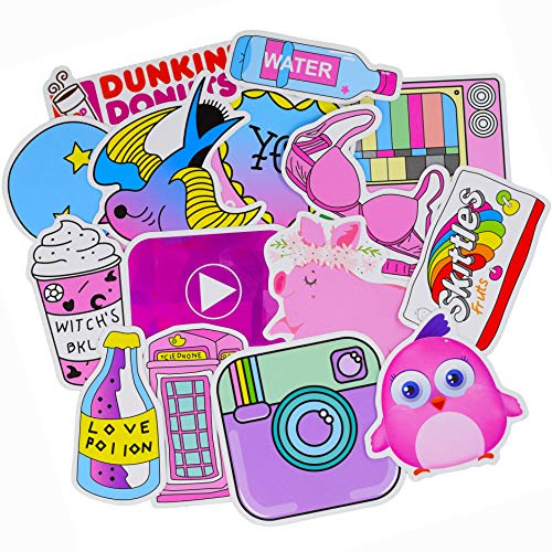 2 Stickers+Computer+Ceiling+Skateboard+Waterproof