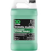3D Towel Kleen Concentrated Microfiber Detergent - Deep Cleans, Restores &amp; Maintains Car Wash Towel Life - Low Foam, No Residue Premium Laundry Soap 1 Gallon
