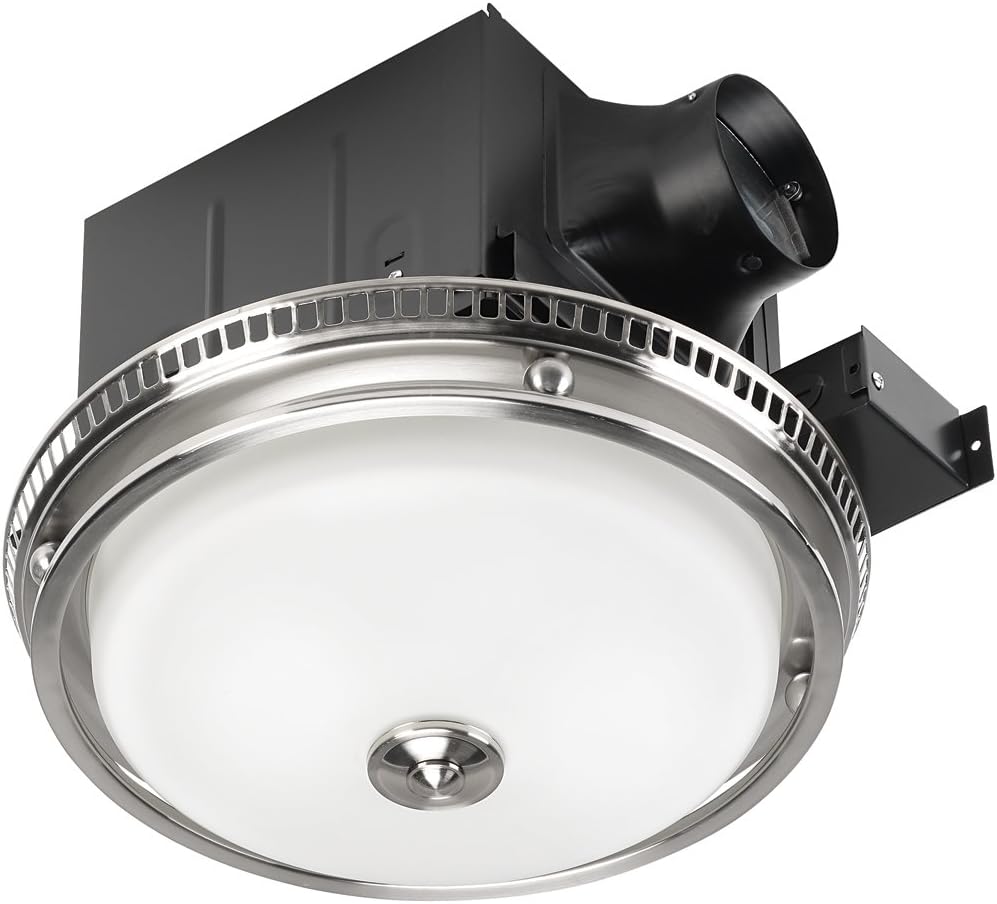 Hoover 7125 03 1 1 Sones 100 Cfm Decorative Exhaust Fan With Light