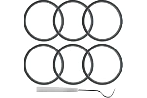 Equust 6-pack Sealing Gaskets Replacement Parts Fits for NutriBullet Blenders 600w/900w Extractor Blade