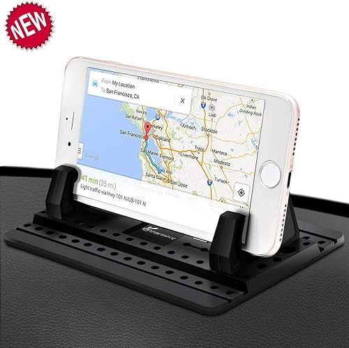 Tenedor del teléfono del coche, tenedor del tablero de instrumentos del silicón del tenedor del teléfono del coche de Vansky