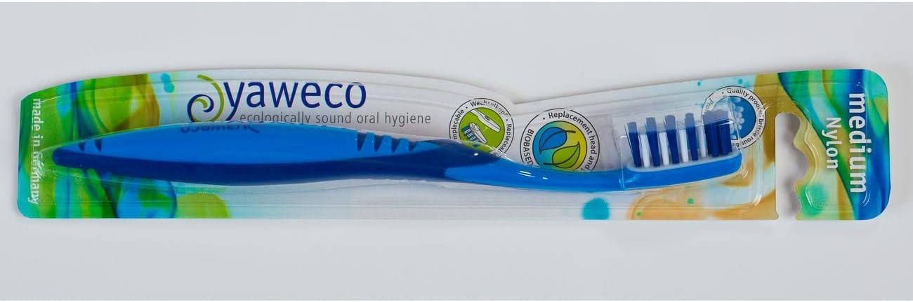 Yaweco 101020 Eco Toothbrush Nylon Medium, Assorted Colours, Multicolor - Image 3