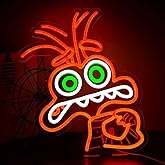 TOPQUALI LED Neon Sign Wall Decor, Dimmable Cartoon Anime Design, 11 x 15.7 Inch Light Sign for Bedroom, Birthday Party, Kids Room Decoration