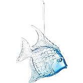 Gallerie II Acrylic Blue Fish Ornament Blue