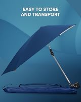 Sport-Brella Versa-Brella Adjustable Umbrella 360° 4-Way Tilt UPF 50+ Midnight view 7