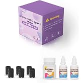 YINMIK Dissolved Oxygen Test Kit Accessories | 1 * 50ml Zero Oxygen Calibration Reagent 2 * 30ml Electrolyte Filling Solution and 6 pcs Membrane Groups for DO Meter Tester