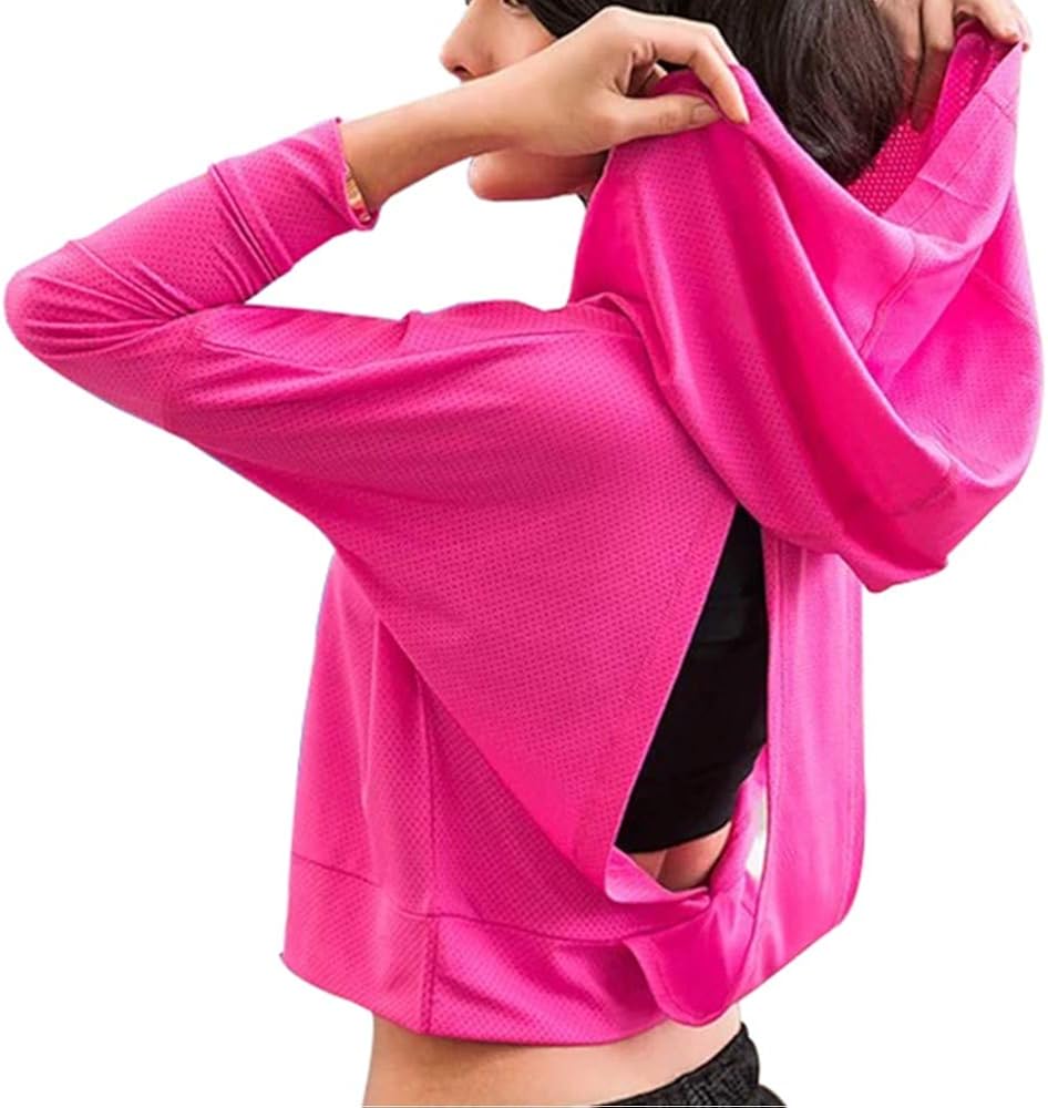 open back hoodie women's