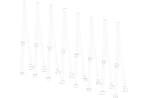 CHARM SHENG Clear Bra Straps, 4 Pairs Invisible Adjustable Shoulder Bra Strap Soft Non-Slip Transparent Shoulder Strap (Clear