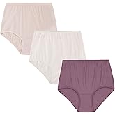 Vanity Fair Women's Underwear Perfectly Yours Traditional Cotton Brief Panties