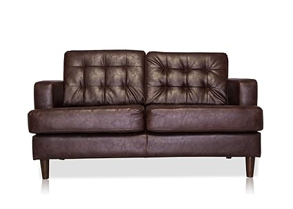 Durian Tulsa Two Seater Sofa Brown Amazon In Home Kitchen
